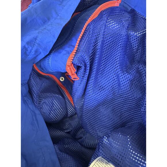 Tide Downy Jacket Blue Nylon Embroidered Full Zip Shell Windbreaker Men's XL - Picture 11 of 15